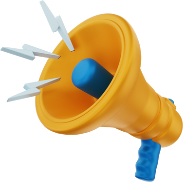 3d rendering megaphone